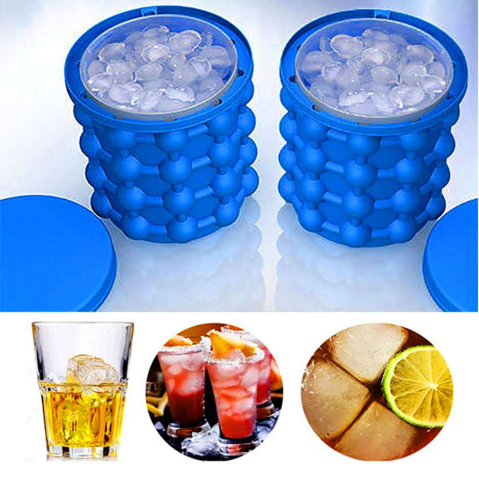The Revolutionary Space Saving Magic Ice Cube Maker Genie