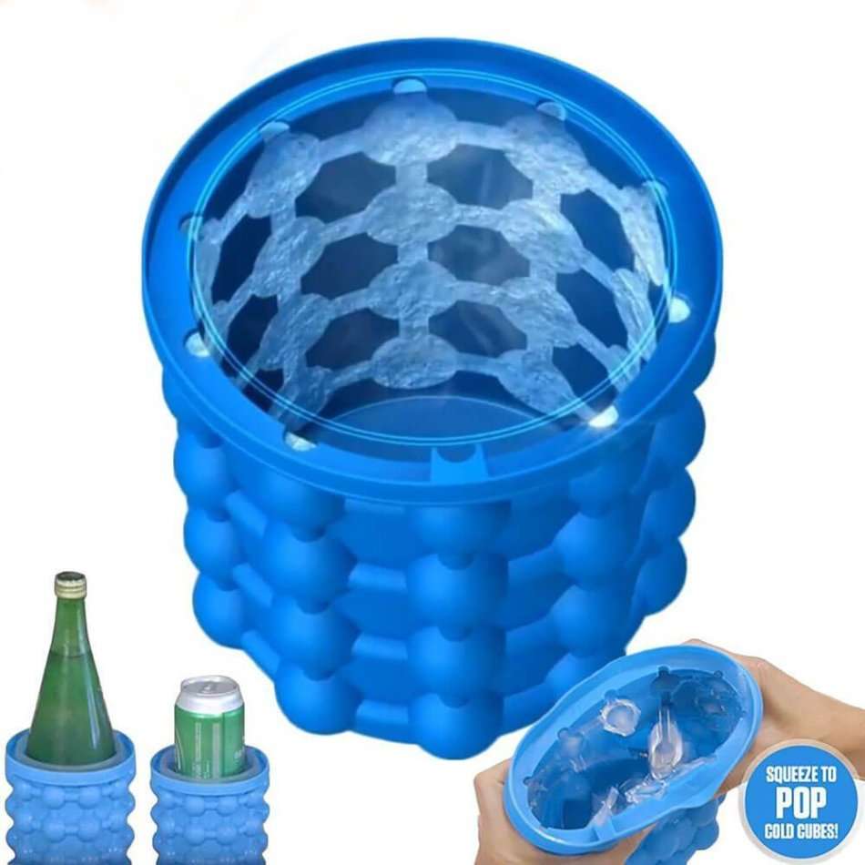 The Revolutionary Space Saving Magic Ice Cube Maker Genie