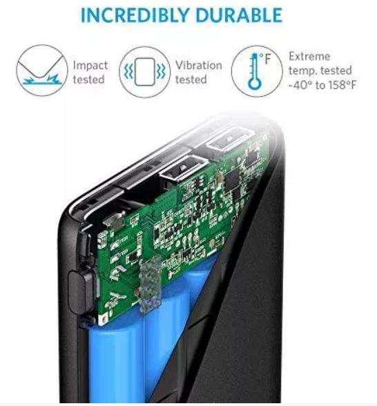 16 800mAh Dual USB Fast Charging Power Bank for Charging of Electronic Devices