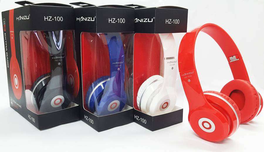 Extra Bass Rechargeable Headphones in different colours