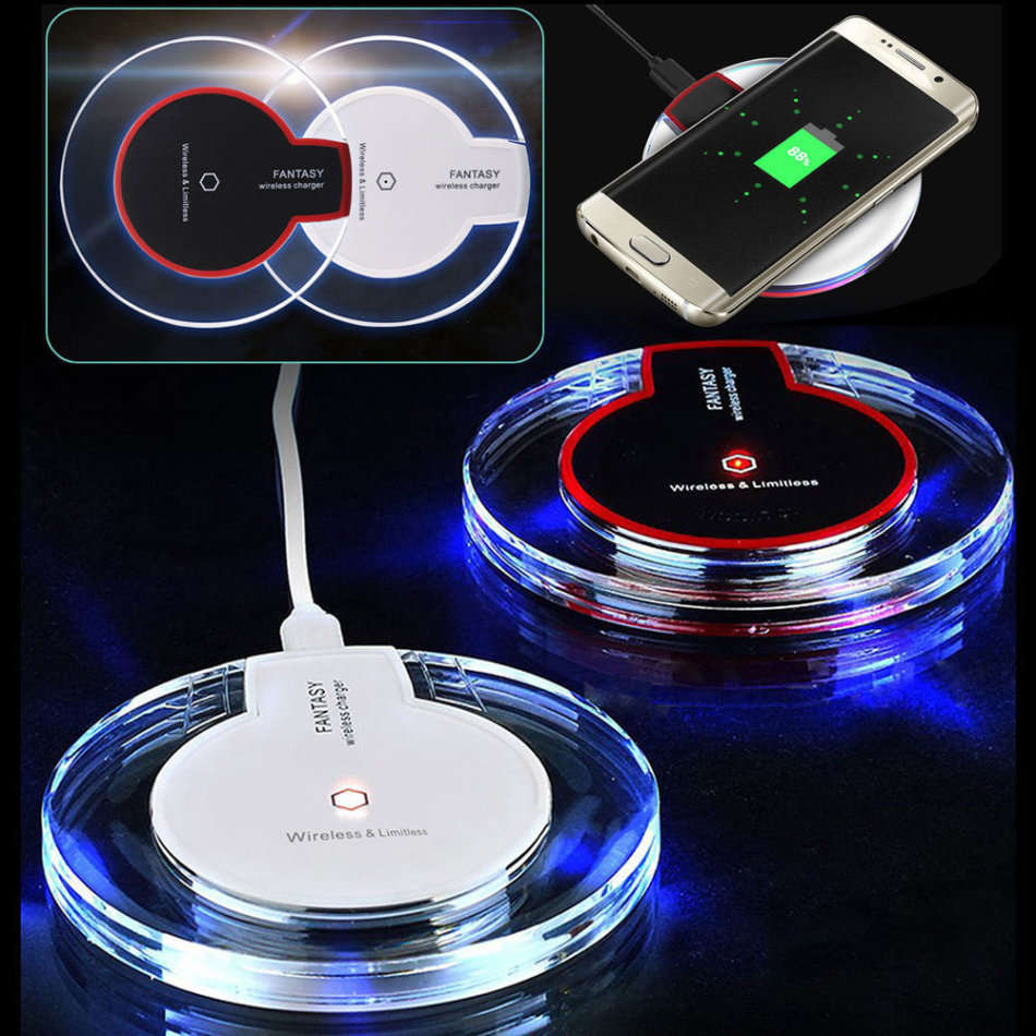 Wireless Charger for all QI Compliant Phones & Devices with USB Port LOWEST COURIER FEES