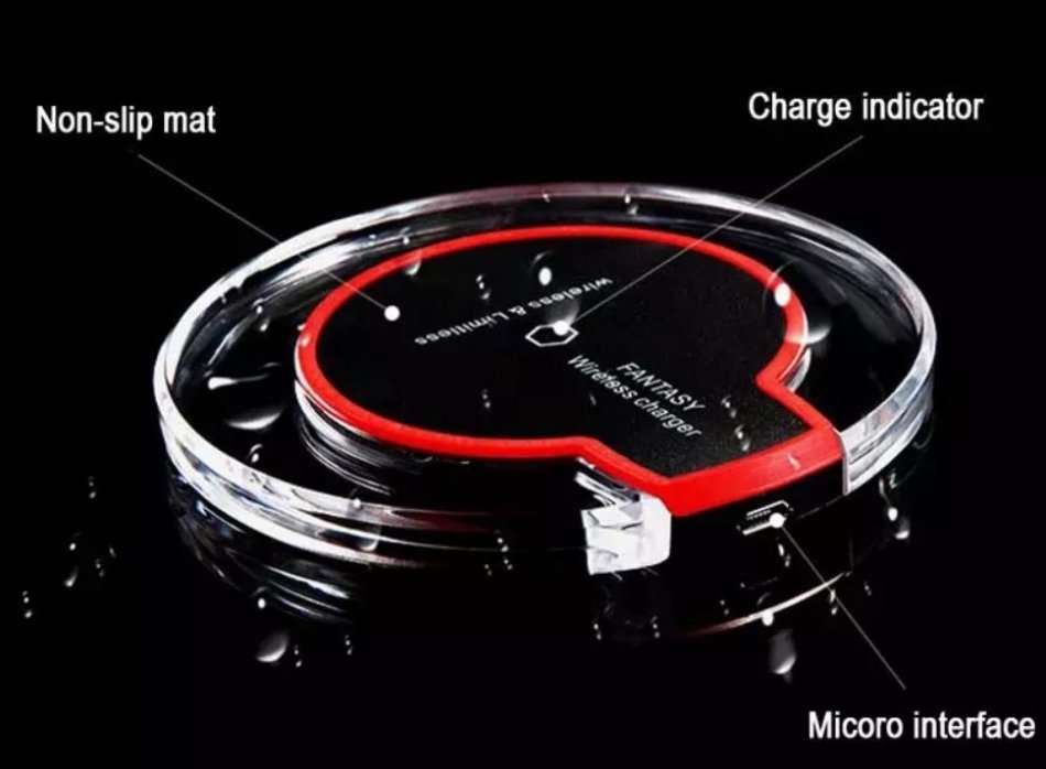 Wireless Charger for all QI Compliant Phones & Devices with USB Port LOWEST COURIER FEES