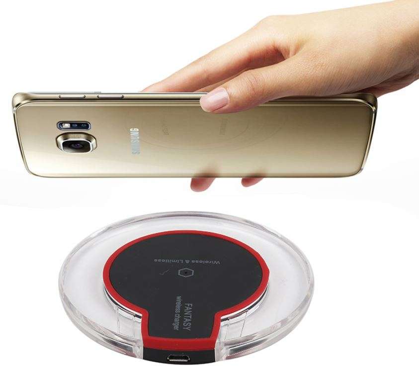 Wireless Charger for all QI Compliant Phones & Devices with USB Port LOWEST COURIER FEES