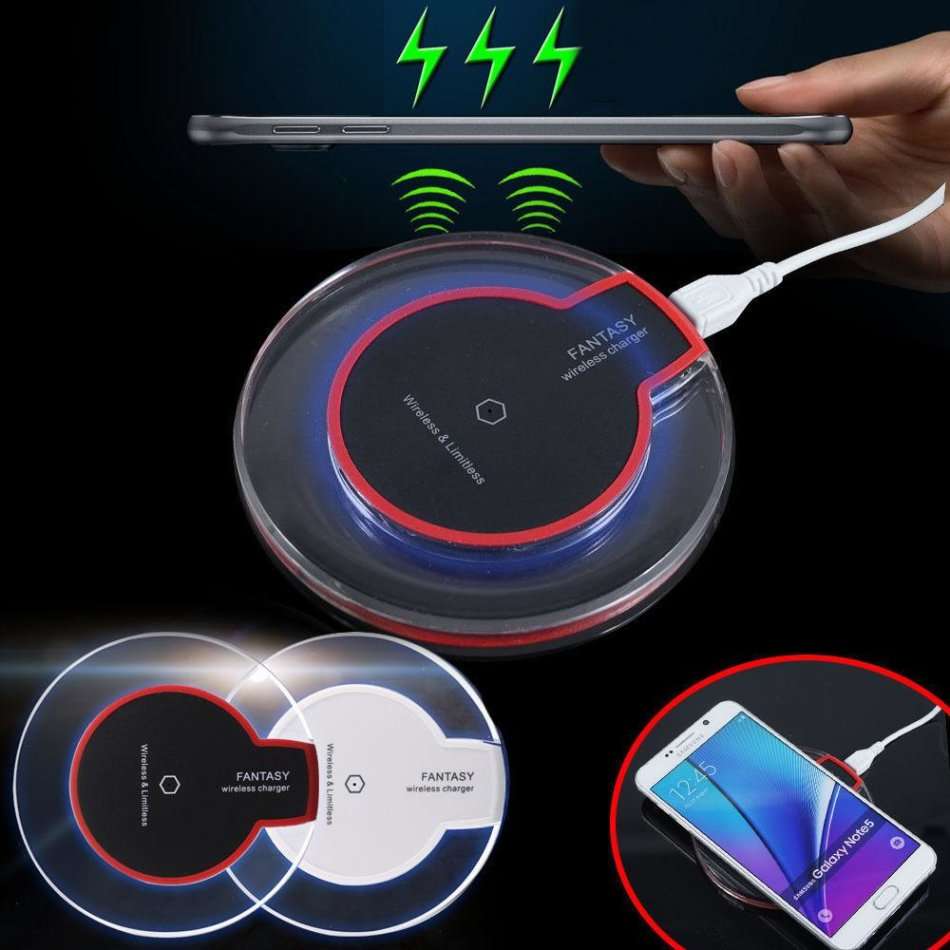 Wireless Charger for all QI Compliant Phones & Devices with USB Port LOWEST COURIER FEES