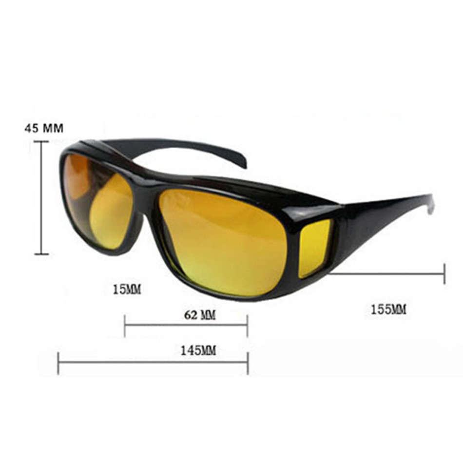 HD Vision Sunglasses - Fits Over Your Prescription Glasses (2 piece Pack - 1 day & 1 night)