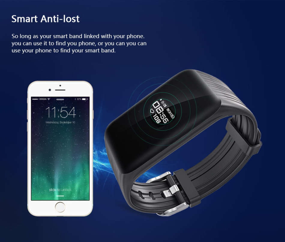 Bluetooth Health Smart Watch - Calories, Distance, Heart Rate Monitor, Sleep quality, Call Reminder