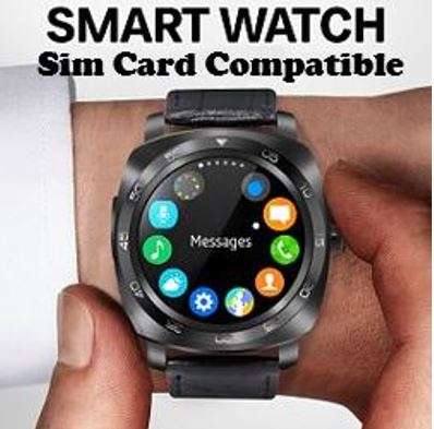 Professional Smart Watch Phone, Bluetooth, Camera, Sleep Monitor, Support SIM & SD Card, Pedometer
