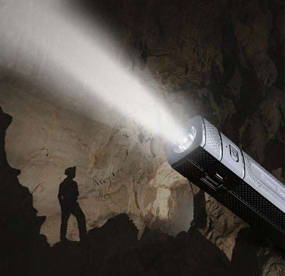 3in1 5600mAh Fast Charge Power bank with 4 modes flashlight and compass