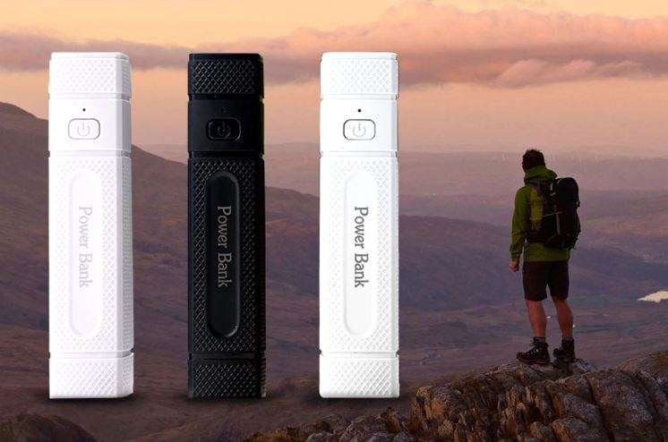 3in1 5600mAh Fast Charge Power bank with 4 modes flashlight and compass