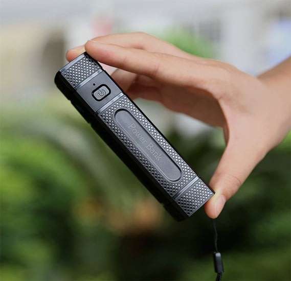 3in1 5600mAh Fast Charge Power bank with 4 modes flashlight and compass