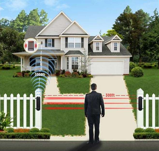 Waterproof Infrared Photoelectric IntrutionTwin-Beam Detector Alarm System