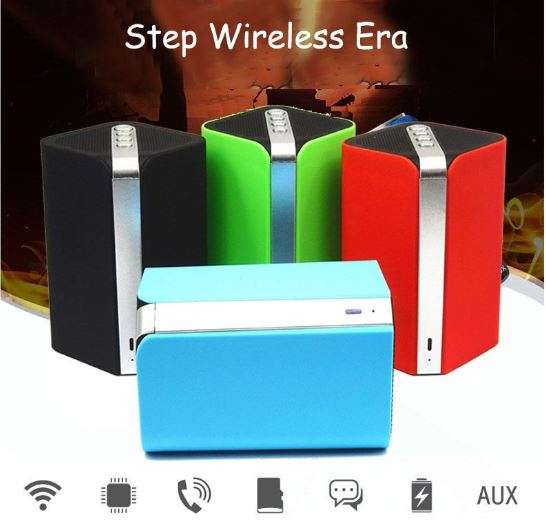 Portable Wireless Bluetooth Subwoofer Speaker with Hands-free Mic, Support FM Radio, SD Card & USB
