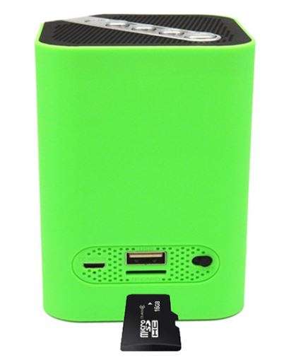 Portable Wireless Bluetooth Subwoofer Speaker with Hands-free Mic, Support FM Radio, SD Card & USB