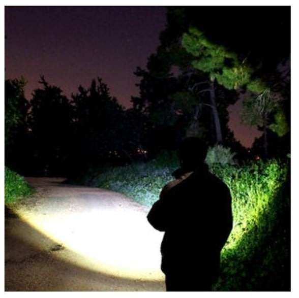 High Power Self Defense Electro Shock Stun Gun Flash Light with Built-in Rechargeable Battery