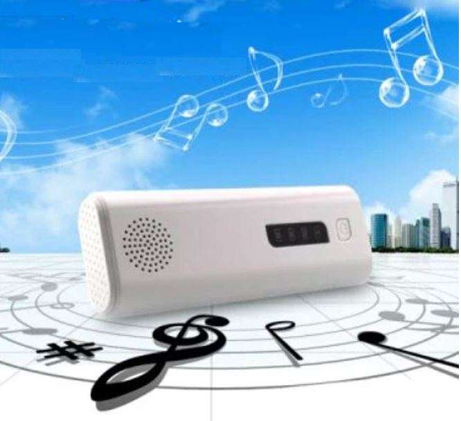 3-in-1 5200 mAh Power Bank, Bluetooth Speaker & Flashlight, USB Interface for Charging of Devices