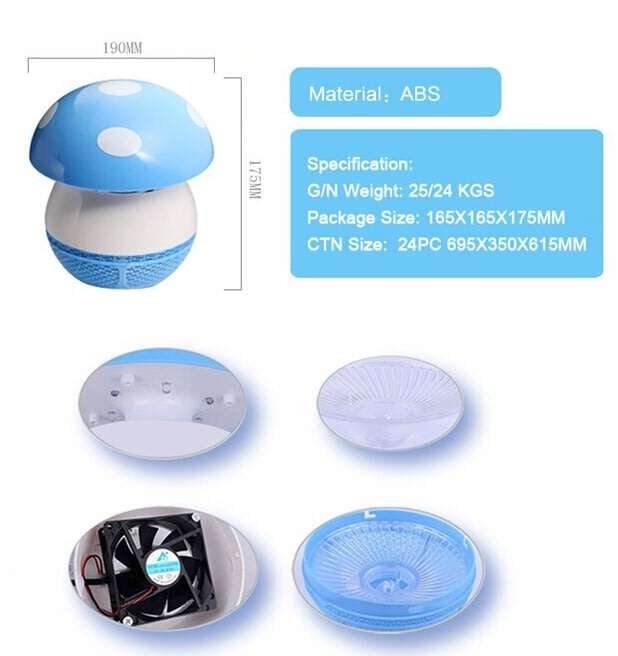 Effective Mosquito & Other Insect Killing LED USB Soft Night Lamp