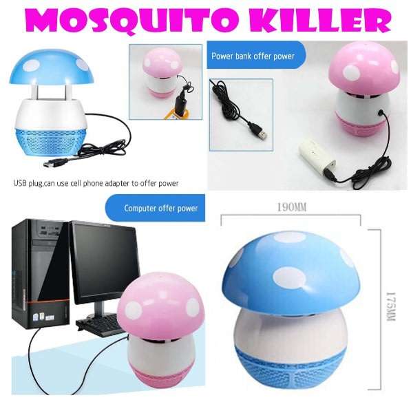 Effective Mosquito & Other Insect Killing LED USB Soft Night Lamp