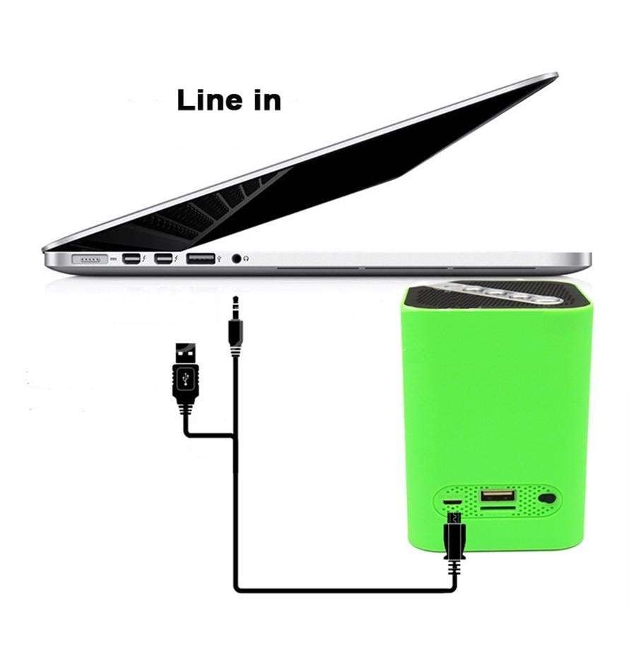 Portable Wireless Bluetooth Subwoofer Speaker with Hands-free Mic, Support FM Radio, SD Card & USB