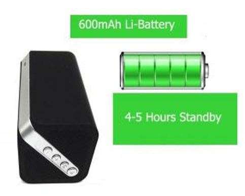 Portable Wireless Bluetooth Subwoofer Speaker with Hands-free Mic, Support FM Radio, SD Card & USB