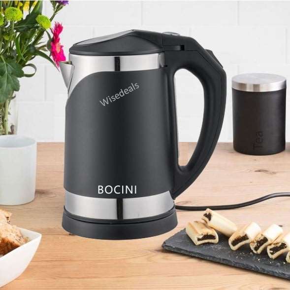 Electric Cordless Stainless Steel Kettle with Boil Dry Protection