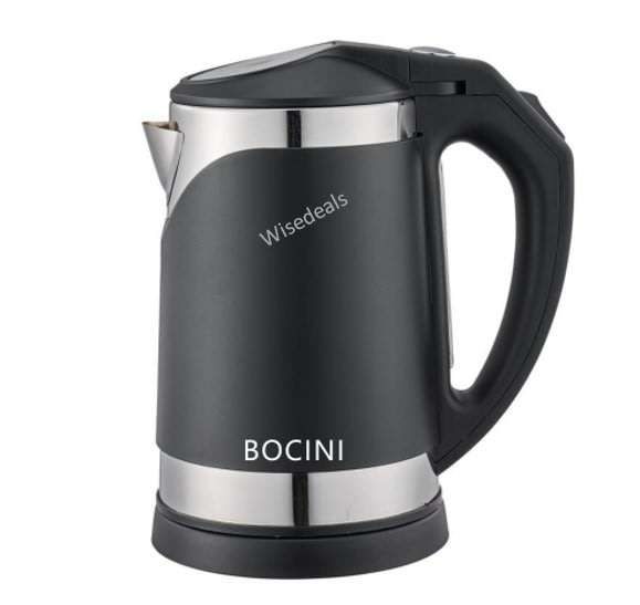 Electric Cordless Stainless Steel Kettle with Boil Dry Protection
