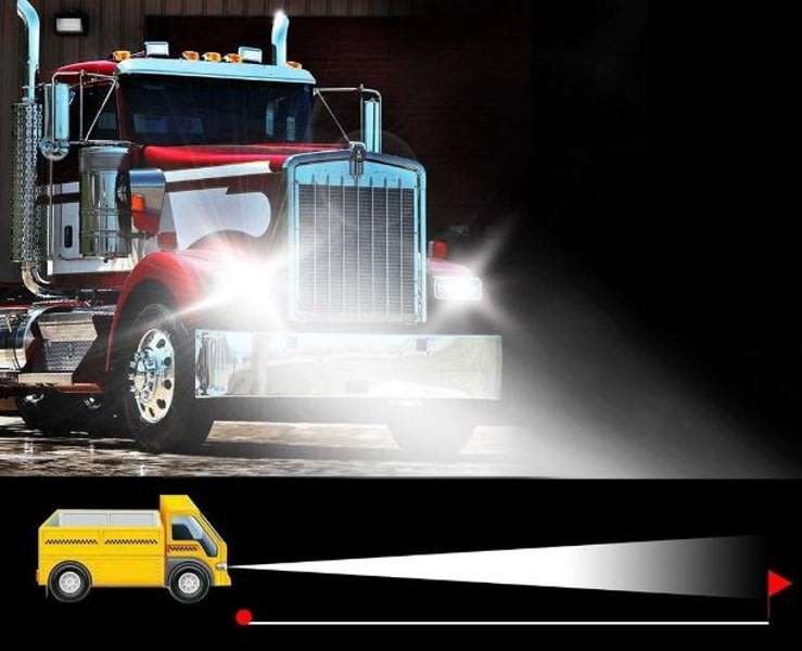 45 Watt 4" X 6" LED Headlight - Waterproof and Fit most vehicles with sealed beam headlights