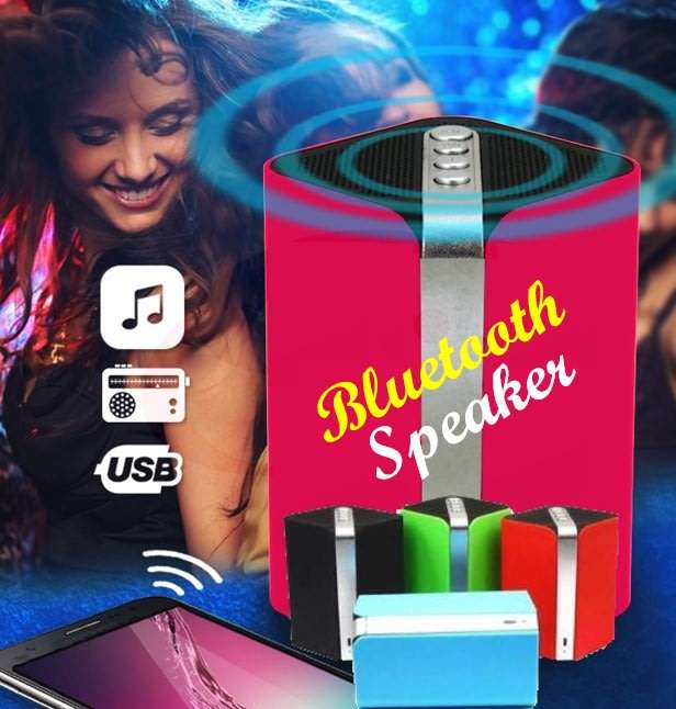 Portable Wireless Bluetooth Subwoofer Speaker with Hands-free Mic, Support FM Radio, SD Card & USB