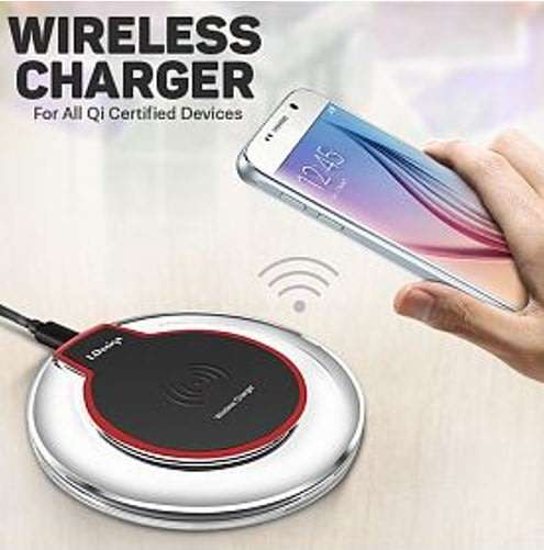 Wireless Charger for all QI Compliant Phones & Devices with USB Port