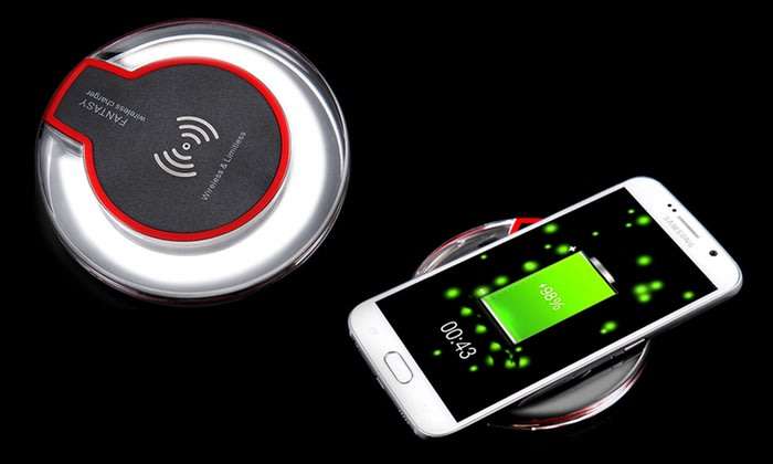 Wireless Charger for all QI Compliant Phones & Devices with USB Port