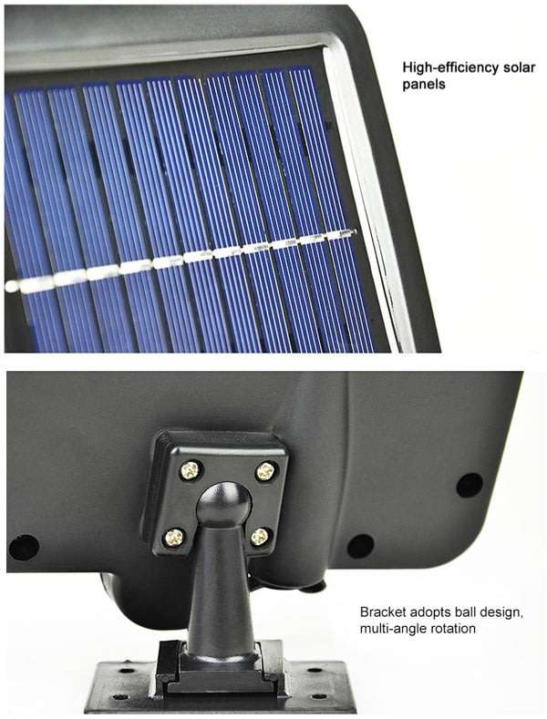 56 LED Multi functional Solar Energy PIR Motion Sensor Detection Flood Light Kit