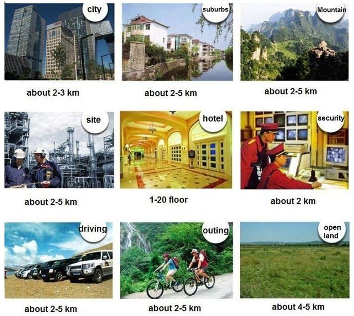 2 Piece Handheld Two-way Radio Set with Earphones,16 Channels, 3 - 5 km talking range etc