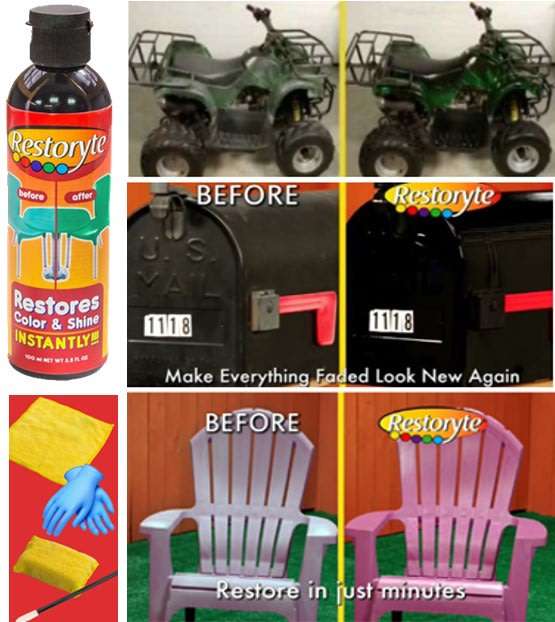 Restore & Protect plastic, metal, stone, vinyl & more, Just one wipe brings it back to life...