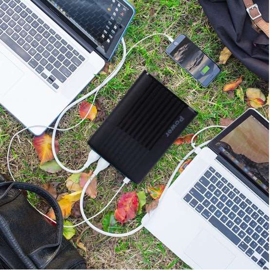 Fast Charge, 16800mAh Power Bank - Charge 2 Devices Simultaneously