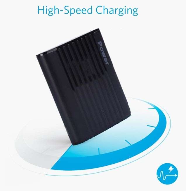Fast Charge, 16800mAh Power Bank - Charge 2 Devices Simultaneously
