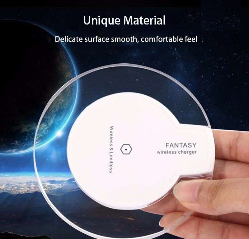 Wireless Charger for all QI Compliant Phones & Devices with USB Port