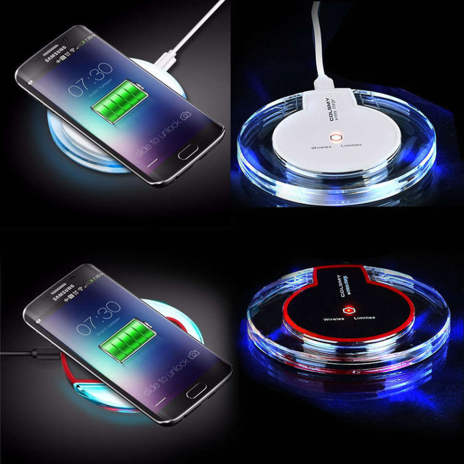 Wireless Charger for all QI Compliant Phones & Devices with USB Port