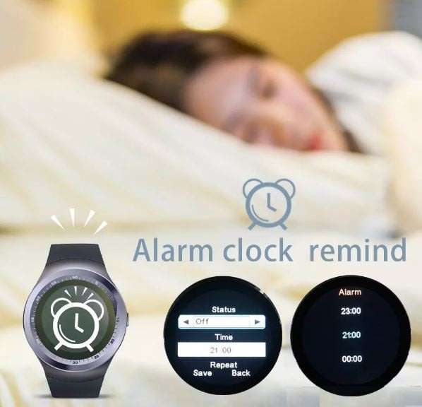 Professional Smart Watch Phone, Bluetooth, Sleep Monitor, Pedometer, Support SIM & SD Card etc.