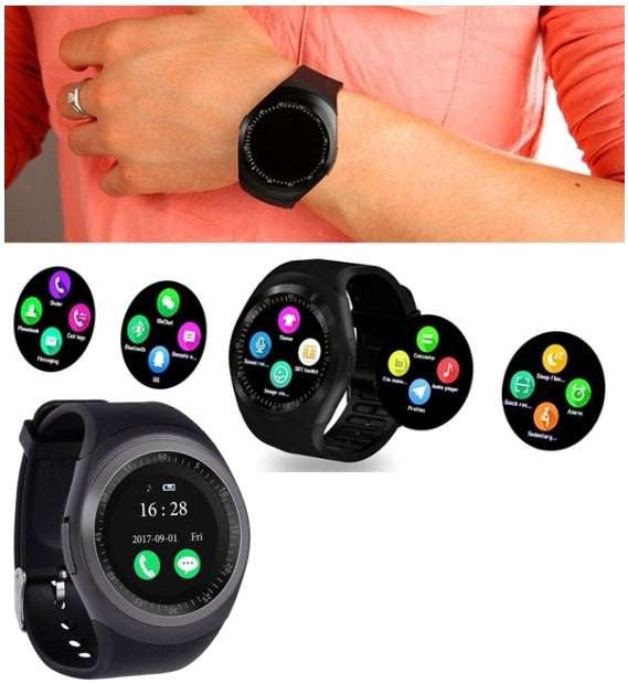 Professional Smart Watch Phone, Bluetooth, Sleep Monitor, Pedometer, Support SIM & SD Card etc.