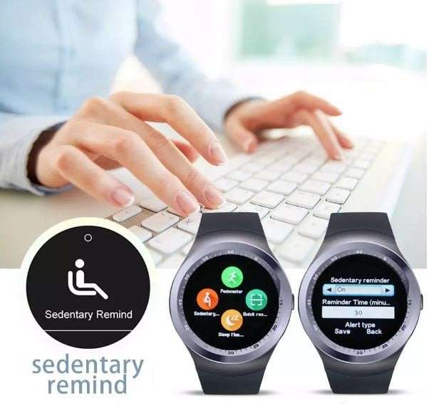 Professional Smart Watch Phone, Bluetooth, Sleep Monitor, Pedometer, Support SIM & SD Card etc.