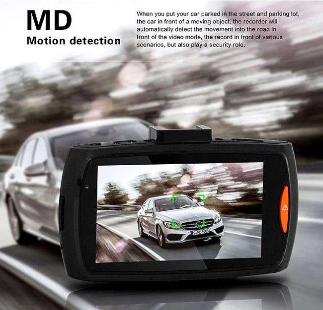 HD 1080P DVR Camera & Camcorder For Vehicle, Motion Detection, G-Sensor, Night Vision