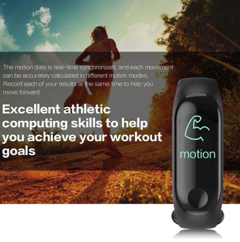 Bluetooth Fitness Tracker Smart Watch - Monitor Heart Rate, Blood Pressure, Blood Oxygen, Pedometer