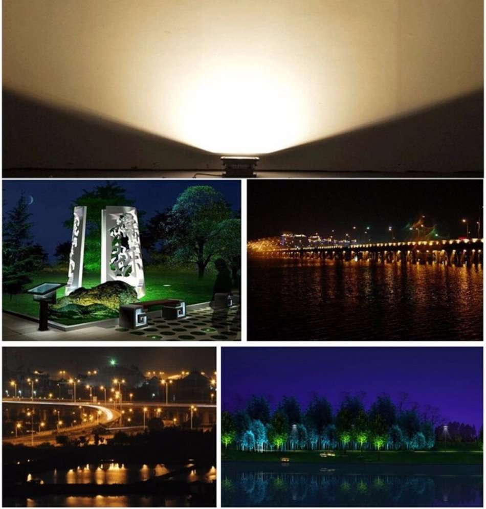 High Power Waterproof 100W LED Flood Light Double Lens with a High-Quality Die Cast Aluminium Casing