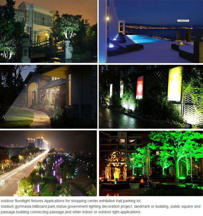 High Power Waterproof 100W LED Flood Light Double Lens with a High-Quality Die Cast Aluminium Casing