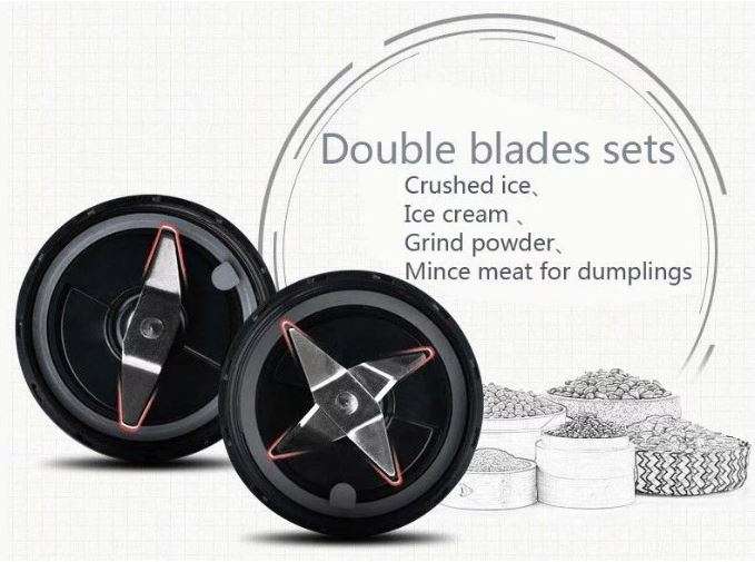 Blender with High Speed Motor & Double Blade Set for Crushed Ice, Ice Cream, Smoothies and lots more