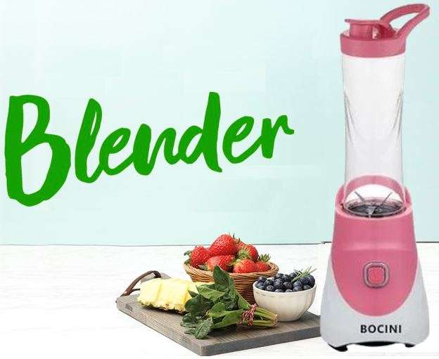 Blender with High Speed Motor & Double Blade Set for Crushed Ice, Ice Cream, Smoothies and lots more