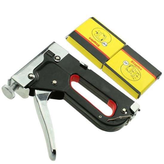 Heavy Duty Staple Gun Kit in a Handy Carry Case