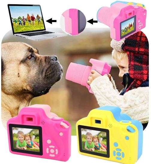 2" Kids Digital Camera  Take photos, Record Videos, Play Pre-loaded Games and much more