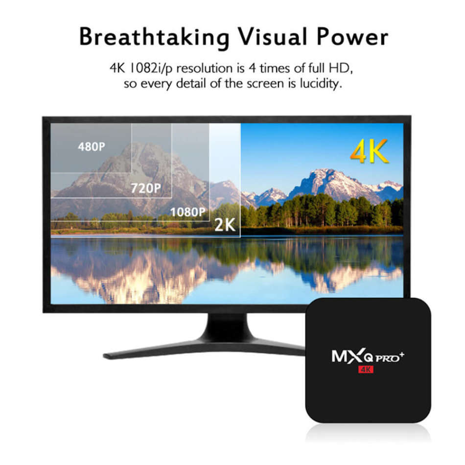 MXQ-PRO 4K TV Box - Pre-loaded DSTV Now, Supersport, Showmax, Netflix, Miracast, Kodi