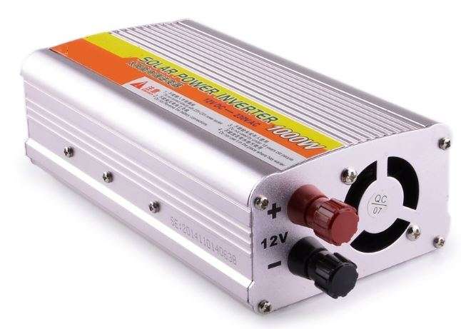 Solar Power Inverter - Convert 12V DC to 220V AC (1000W Continious Power & 2000W Peak Power)