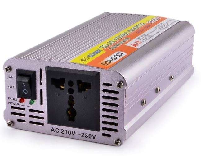 Solar Power Inverter - Convert 12V DC to 220V AC (1000W Continious Power & 2000W Peak Power)
